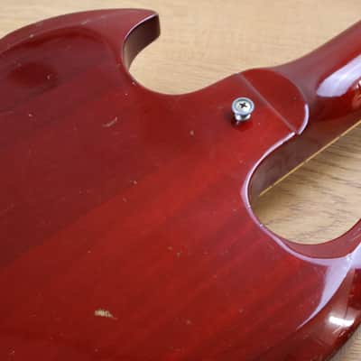 1991 Greco Japan SS-600S SG Special w/Vibrola (Cherry Red) image 13