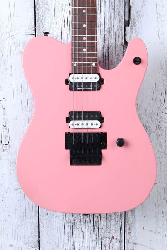 Dean NV24 NashVegas Select Floyd Roasted Maple Electric Guitar Shell Pink image 1