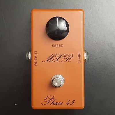 1970s - Boxed with Manual - Vintage MXR MX-105 Script Phase 45 1973 - 1975 - Orange image 3