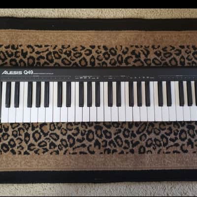 Alesis Q49 MKII 49-Key USB MIDI Keyboard Controller 2021 - Present - Black image 2