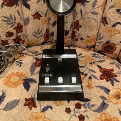 Vintage Desktop Turner Telex MP755 Black Dynamic Intercom Microphone with 3 Outputs! image 6