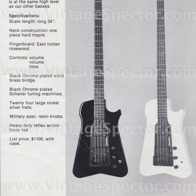 Spector NS-X White #014 1984 Brooklyn Era image 24