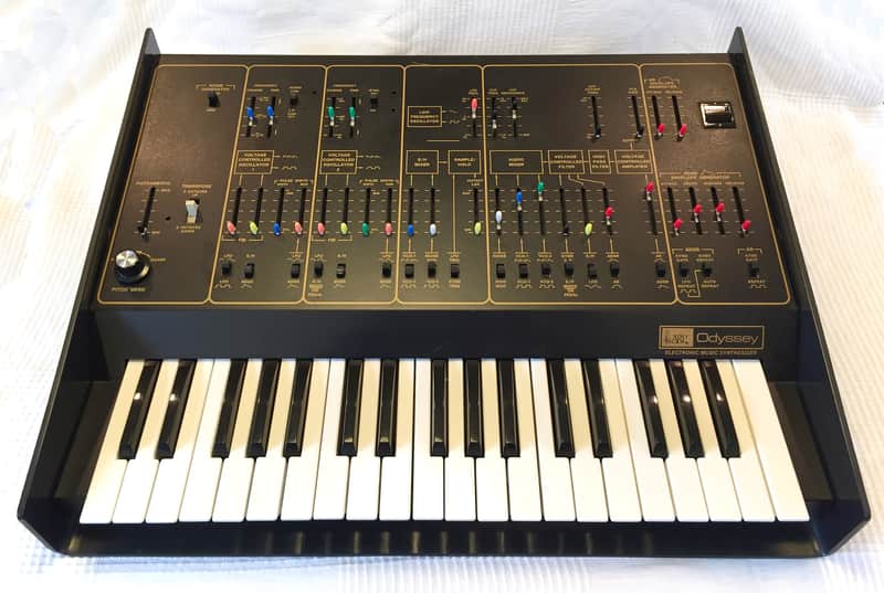 ARP Odyssey MKII 2810 Vintage Analog Synth - Black/Gold - Full Restoration! image 1