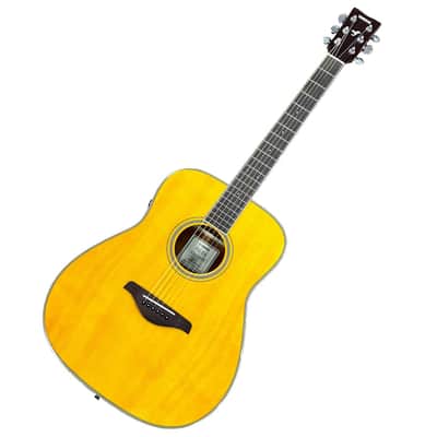 Yamaha FG-TA TransAcoustic Dreadnought Acoustic-Electric Guitar w/ Hard Case image 1