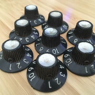 Vintage Fender amplifier knobs (8, 1968 Bandmaster) image 1