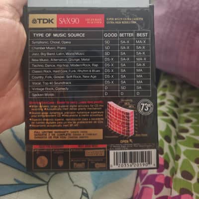 TDK TDK SA-X 90 (Type II) manufactured in Japan (2 Units pack New) image 2