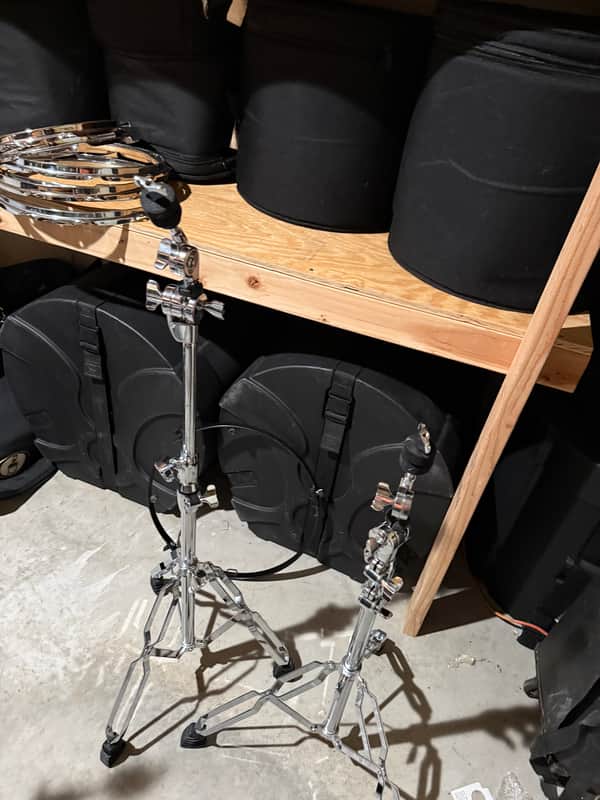 Pair of ATV Cymbal Boom Stands and Snare Stand image 1
