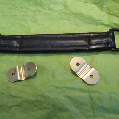 NOS leather guitar case handle for Hiscox Calton mark leaf skb gator crossrock flight case image 12