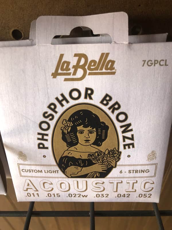 La Bella  Acoustic Phosphor Bronze image 1