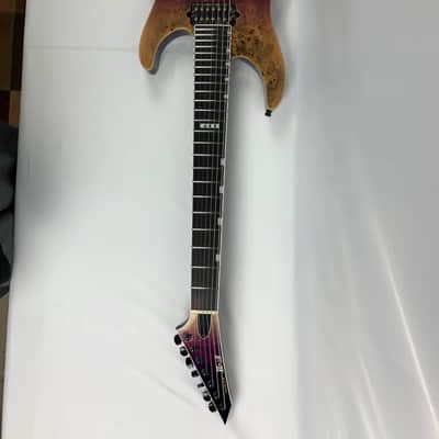 ESP E-II M-II 7 NT Purple Natural Fade 7-String Electric Guitar + Hard Case B-Stock Made in Japan image 13