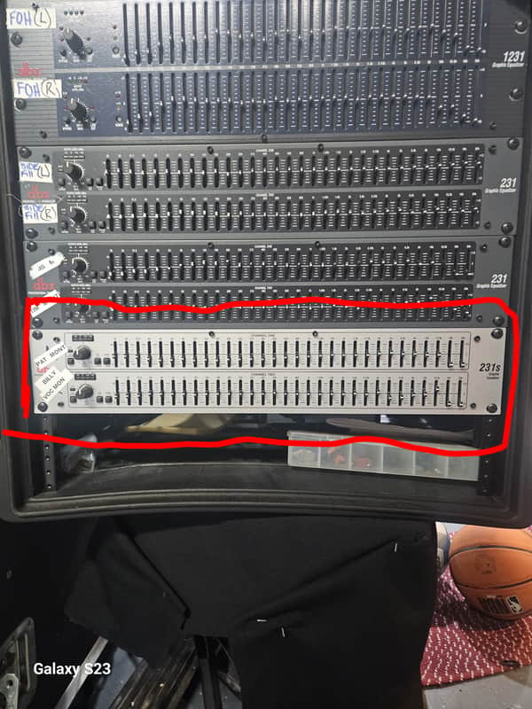 dbx 231s Dual Channel 31-Band EQ 2010s - Silver image 1