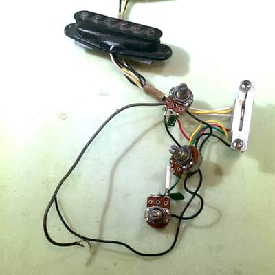 Vintage True Relic Fender Squier Strat Guitar Pickups Set Stratocaster + Wiring image 1