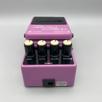 Boss HF-2 Hi Band Flanger (Original box, Green Label) 1985 - 1989 - Pink image 4