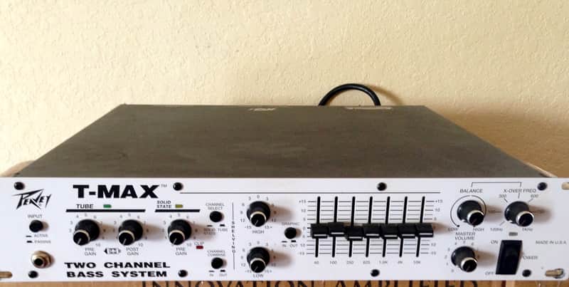 Peavey T Max 500 Head 2 Channel Bass System Head (Buy today and get a FREE t-shirt!) image 1