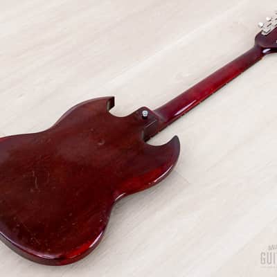 1972 Gibson SG-100 Cherry Vintage Guitar 100% Original w/ Case, Receipt & Hangtag image 14