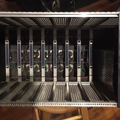 Vintage Neve 1073 8-Channel Mic Preamp EQ Racked with output trim and phantom image 13
