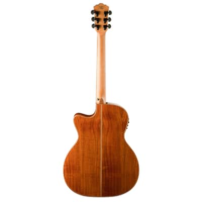 Washburn Comfort Series WCG55CE Koa Electroacoustic Guitar image 3