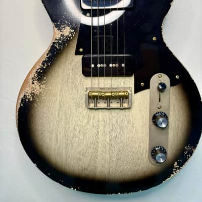 Fano P6 Alt de Facto Mahogany Body Lollar P-90 Guitar – Driftwood Burst 2023 - Driftwood Burst image 1