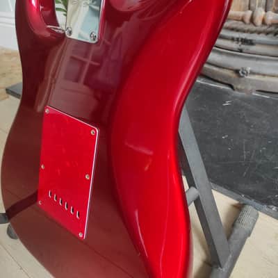 Squier Vintage Modified Stratocaster 2007 Candy Apple Red Absolutely Gorgeous! image 11