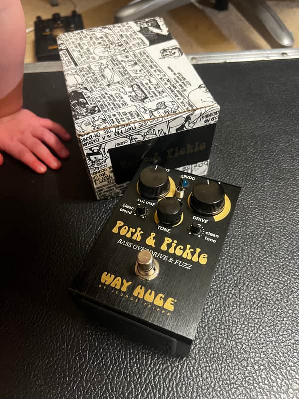 Way Huge WHE214 Pork & Pickle Bass Overdrive Fuzz 2018 - 2019 - Black
