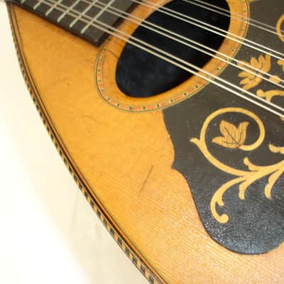 Vintage 1900's HA Weymann & Son Keystone State Melon Body Mandolin w/ Case image 11