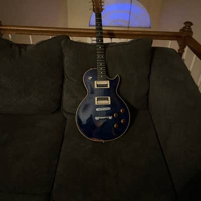 Warmoth Single Cut 2008 Transparent Blue image 4