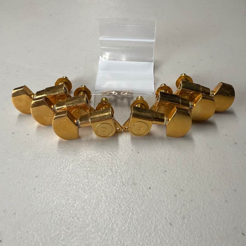 Schaller Made Machine Tuners 3+3 NOS with Screws