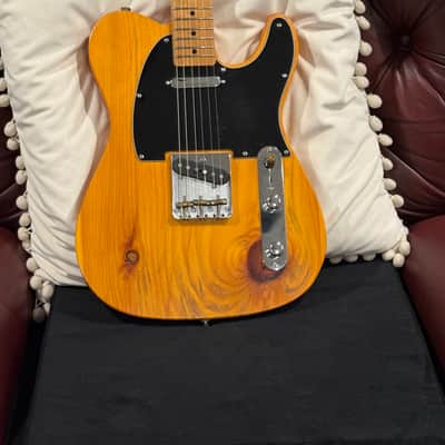 Fender Player MIM Partscaster Tele - 2021 With Fender Vintage ‘64 Pickups and Custom Knotty Pine Body image 1