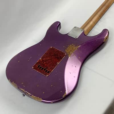 LsL Instruments Saticoy 22 Classic S Purple Sparkle Heavy Age Relic HSS - Brand New with case image 18