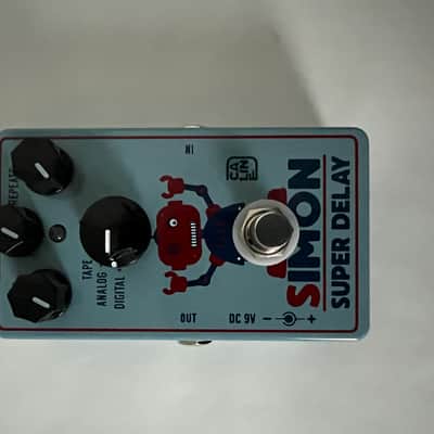 Caline CP513 Simon Super Delay Effects Pedal Digital Analog and Tape Options Caline CP513 2024 - Blue image 8