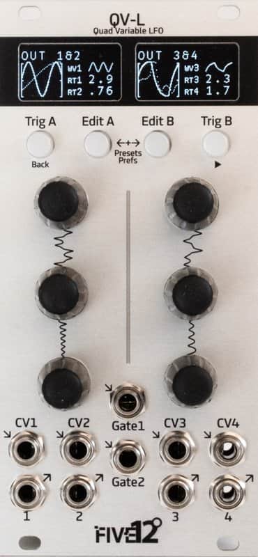 FIVE12 QV-L QUAD VARIABLE LFO-Silver : BRAND NEW :  [DETROIT MODULAR] image 1