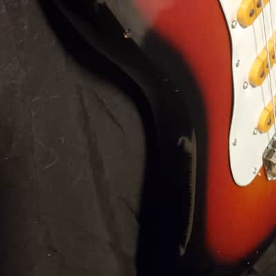 Kent STRATOCASTER 1970'S - VINTAGE SUNBURST image 8