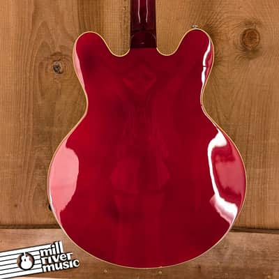 Brownsville New York Semi-Hollow ES-335 Style, Cherry Red - Used image 4