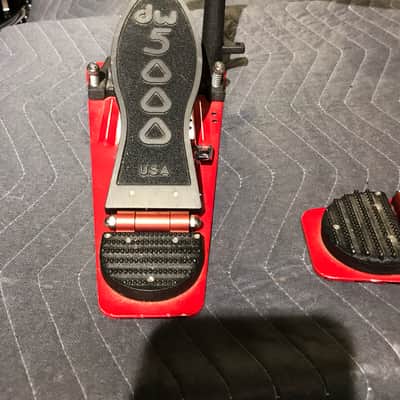 DW DW 5000 Double Pedal 2000- Red/Blacks image 3