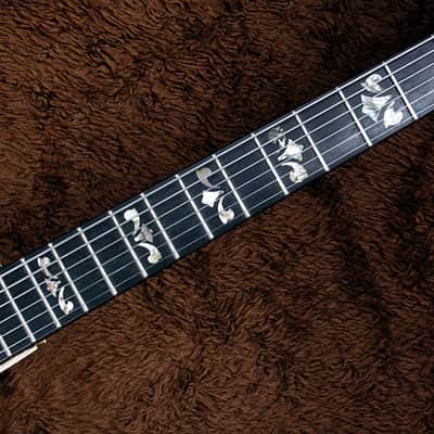 One Of A Kind German Handmade Flat Top Jazz Guitar 1970s Natural Gloss All Solid Woods image 5