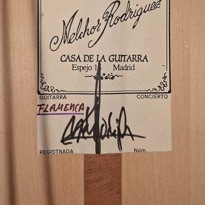 Melchor Rodriguez - fantastic flamenco guitar in the style of a Ramirez flamenca - check video! image 12