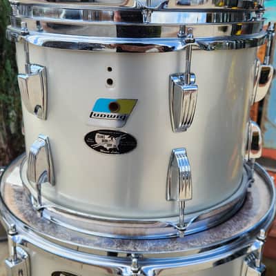 Ludwig 4pc Drum Kit - 12, 13, 16, 24 Silver Silk image 3