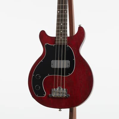 Gibson Les Paul Junior Tribute DC Bass (Left-Handed), Worn Cherry | Demo image 1
