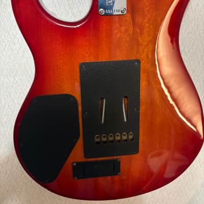 Ernie Ball Music Man Luke III 2022 - Cherry Burst Quilted image 8
