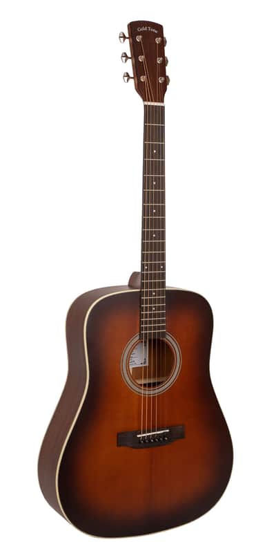 Gold Tone The Dread: Acoustic-Electric All Solid Wood Guitar with Bag - Satin Burst image 1