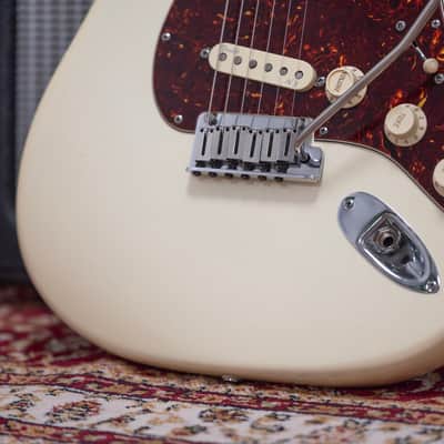 2013 Fender USA American Deluxe Stratocaster Neck - in Olympic Pearl White image 3