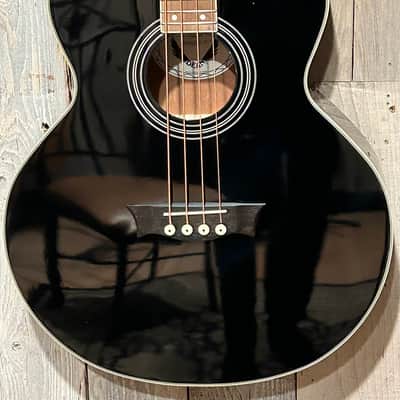 NEW Dean EAB Acoustic-Electric Bass - Black, Support A Local Music Store and Buy Here!!! image 4