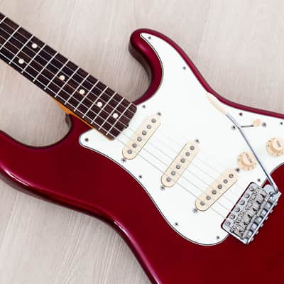 2016 Fender Japan Exclusive Classic '60s Stratocaster Texas Special Candy Apple Red, ST62-TX image 7