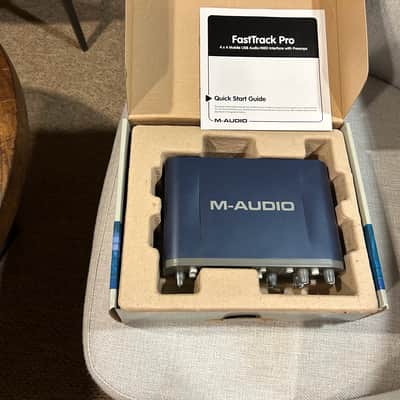 M-Audio Fast Track Pro USB Audio / MIDI Interface 2000s - Blue/Gray image 1