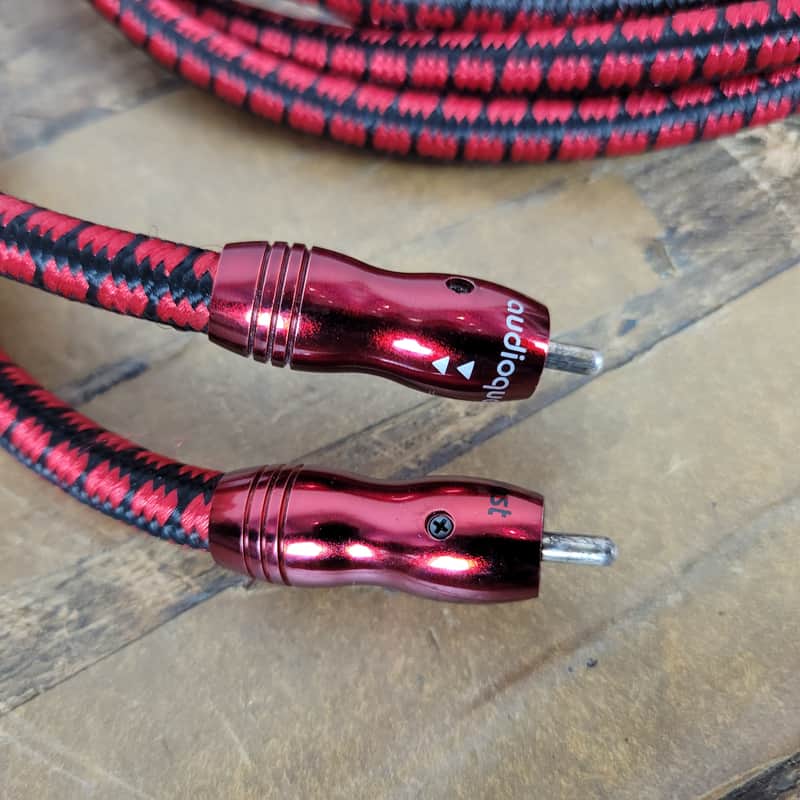 Pair of AudioQuest King Cobra RCA Cables 6.5ft | Reverb