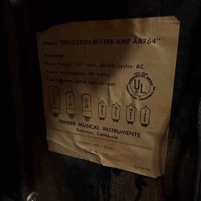 Fender Princeton Reverb - Dripedge 1968 - Black image 8