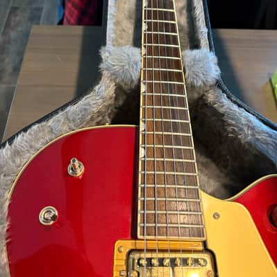 Gretsch 5420TG 50’s Limited Edition CANDY APPLE RED with Gold Hardware Quality USA Upgrades Including TV Jones pickups, wire harness w/ tone & standby switches Grover Imperials, high End Gretsch Bigsby etc. image 8