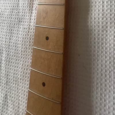 Fender Squier 2025 Affinity 5-String Jazz Bass Guitar NECK, Custom Upgraded with New Vintage 60's Style Nitrocellulose Amber Lacquer Finish, Precision P-Bass image 5