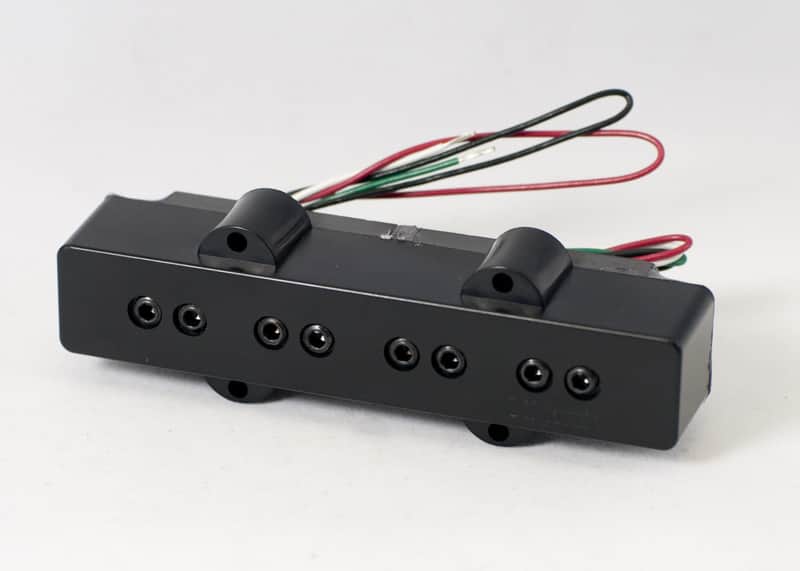 DiMarzio DP123LBK Model J Split Coil Long 4-String Jazz Bass Pickups image 1