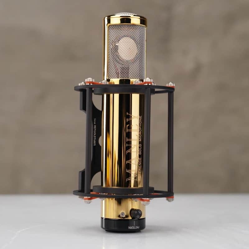 Manley Reference Gold Large Diaphragm Tube Condenser Microphone w/ Case #59151 image 1